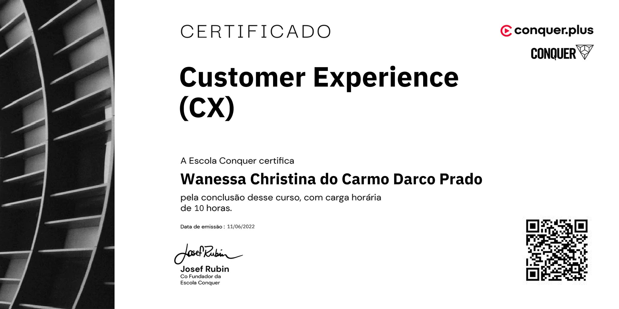 Certificado de Customer Experience (CX)